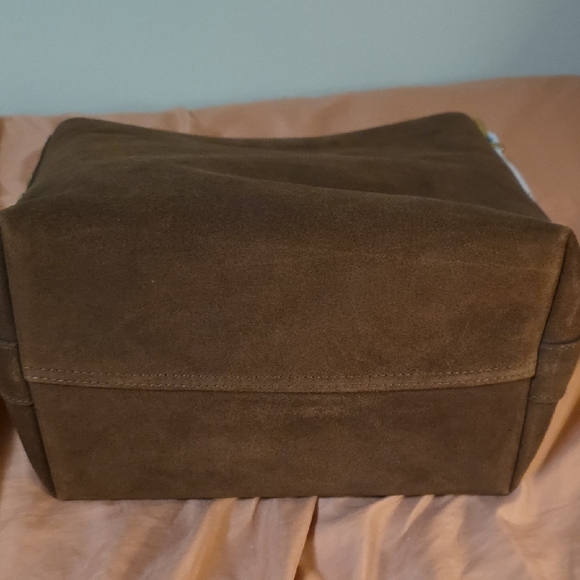 NWT Madewell Essentials Studded Suede Tote - Picture 7 of 12